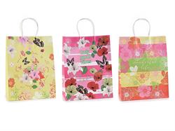 SACCHETTO/BUSTA GRANDE IN CARTA GIGA FLOWERS