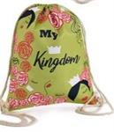 ZAINO A SACCO VOLTO DI DONNA E CHIUSURA TIRANTE.