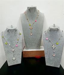 COLLANA IN ACCIAIO. LA VIE EST BELLE