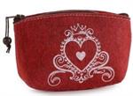 TROUSSE IN FELTRO CON CERNIERA E DECORI CUPIDO