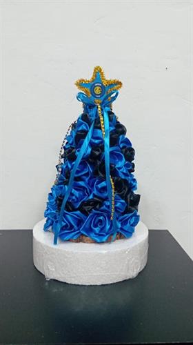 ALBERELLI CREATI A MANO CON COLORI E SIMBOLO DELLE SQUADRE DA CALCIO