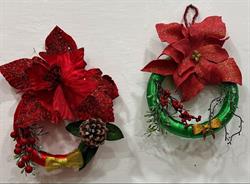 CREAZIONE NATALIZIA FUORIPORTA CREATA A MANO