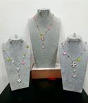 COLLANA IN ACCIAIO. LA VIE EST BELLE