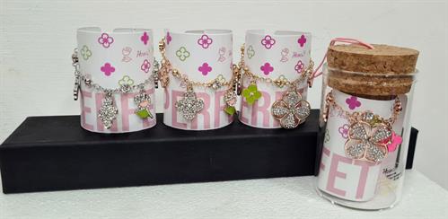 BRACCIALE IN ACCIAIO. LA VIE EST BELLE